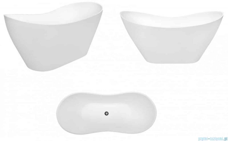 CADA FREESTANDING VIYA 160X70, WHITE